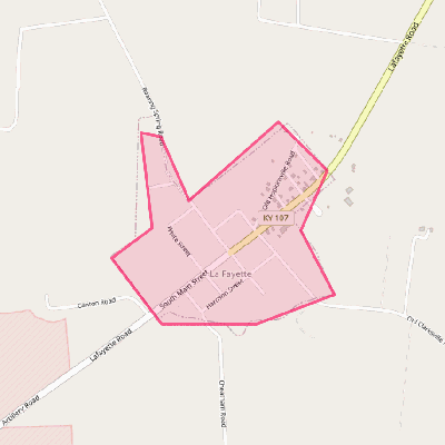 Map of LaFayette