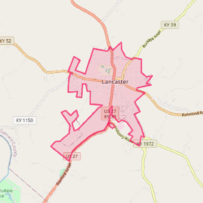 Map of Lancaster