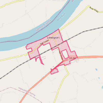 Map of Lewisport