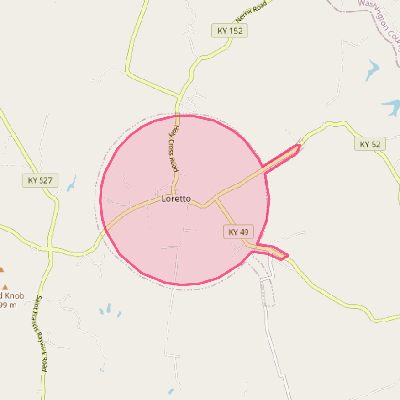 Map of Loretto