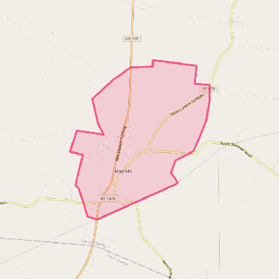 Map of Magnolia