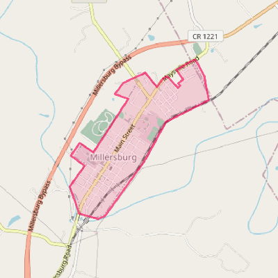 Map of Millersburg