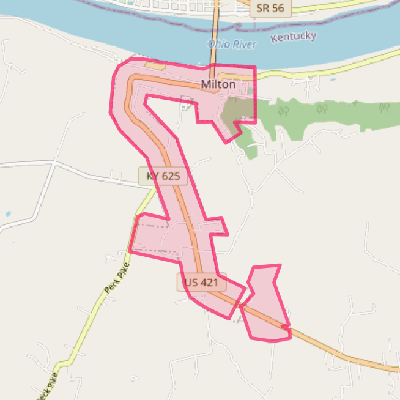 Map of Milton