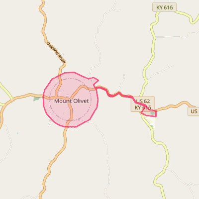 Map of Mount Olivet