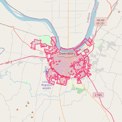 Map of Owensboro