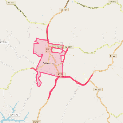 Map of Owenton