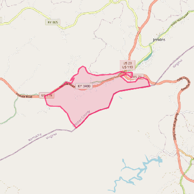 Map of Payne Gap