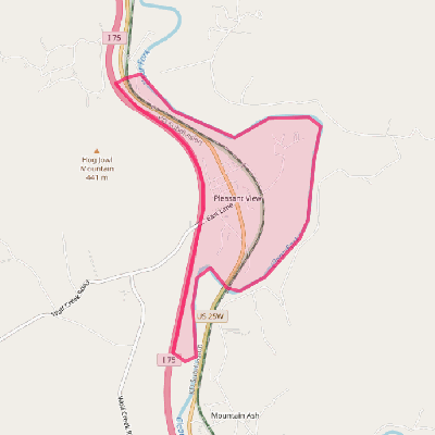 Map of Pleasant View