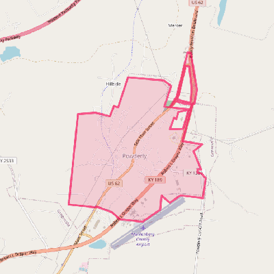 Map of Powderly