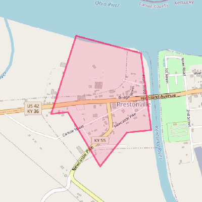 Map of Prestonville