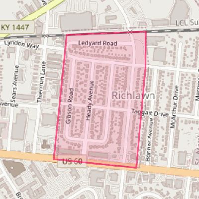 Map of Richlawn