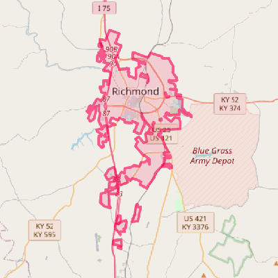 Map of Richmond