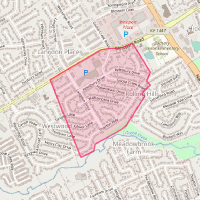 Map of Rolling Hills