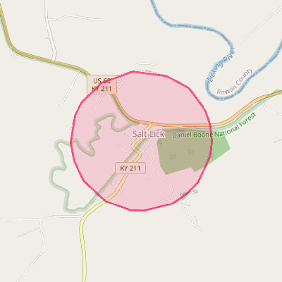 Map of Salt Lick