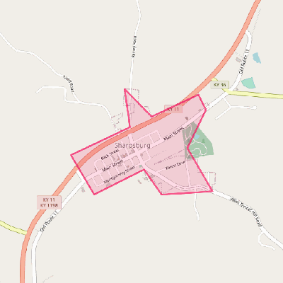 Map of Sharpsburg