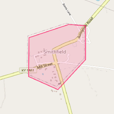 Map of Smithfield