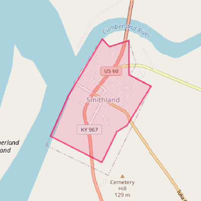 Map of Smithland