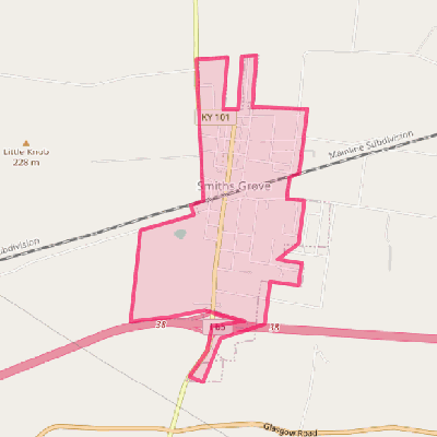 Map of Smiths Grove