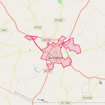 Map of Springfield