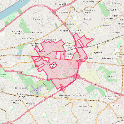 Map of St. Matthews