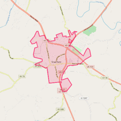 Map of Stanford