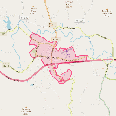 Map of Stanton