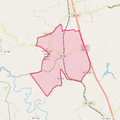 Map of Stearns