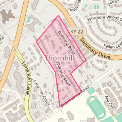 Map of Thornhill