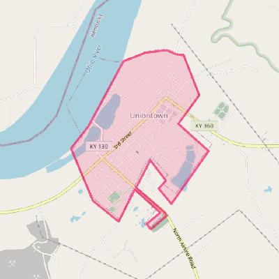 Map of Uniontown