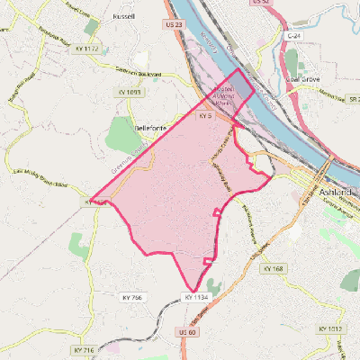 Map of Westwood