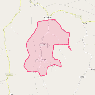 Map of Wheelwright