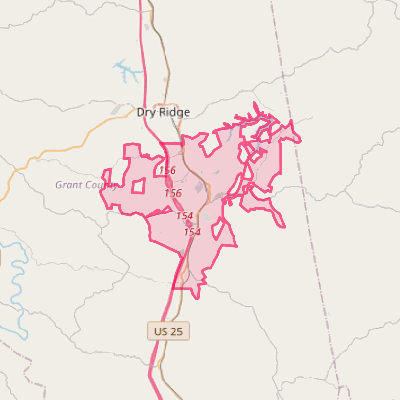 Map of Williamstown