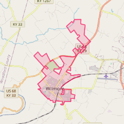 Map of Wilmore