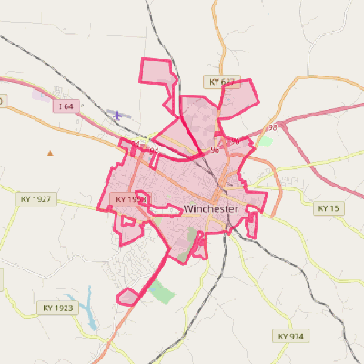 Map of Winchester