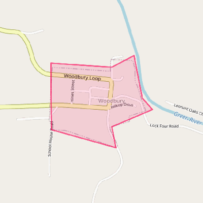 Map of Woodbury