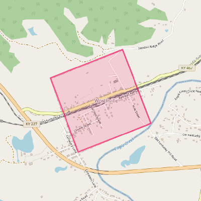 Map of Worthville