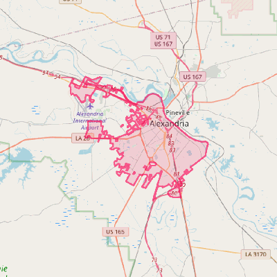 Map of Alexandria