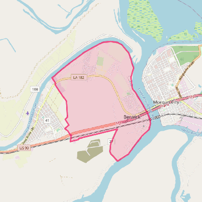 Map of Berwick