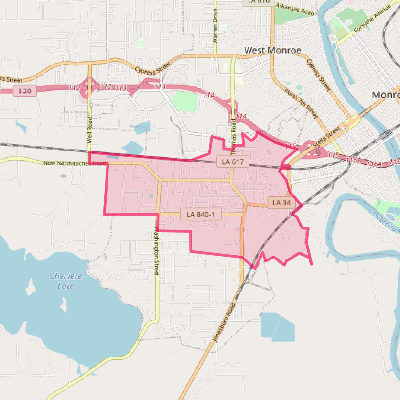 Map of Brownsville