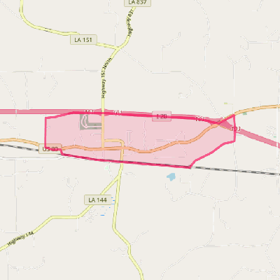 Map of Calhoun