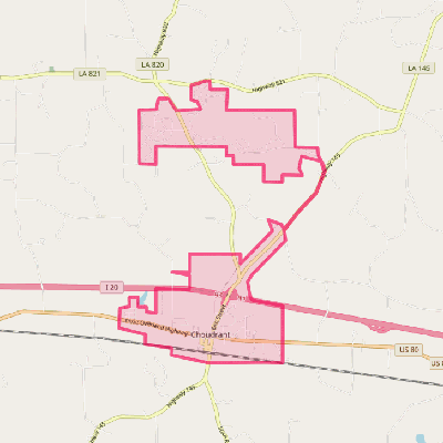 Map of Choudrant