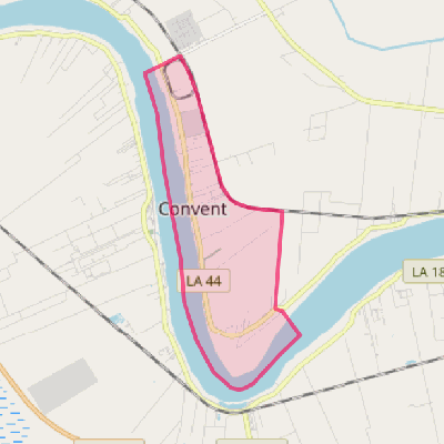 Map of Convent