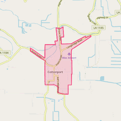 Map of Cottonport