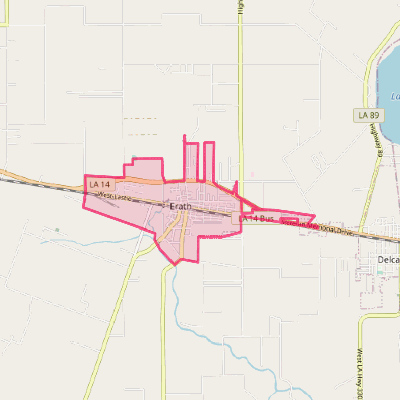 Map of Erath