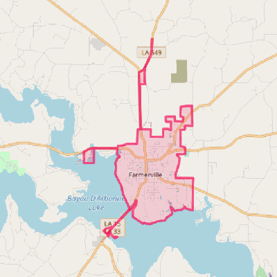 Map of Farmerville