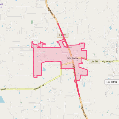 Map of Folsom