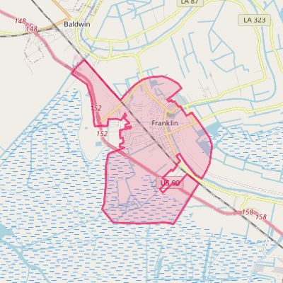 Map of Franklin