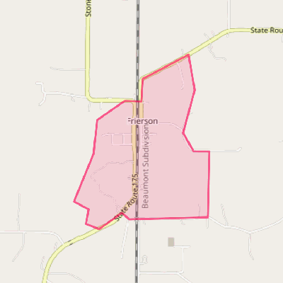 Map of Frierson