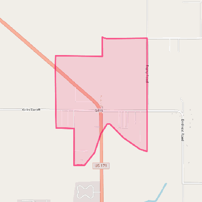 Map of Gillis