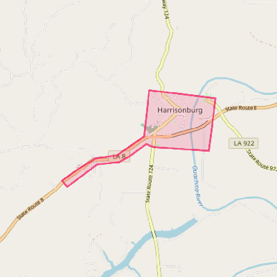 Map of Harrisonburg